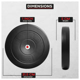10KG Weight Plates Dimensions Details.