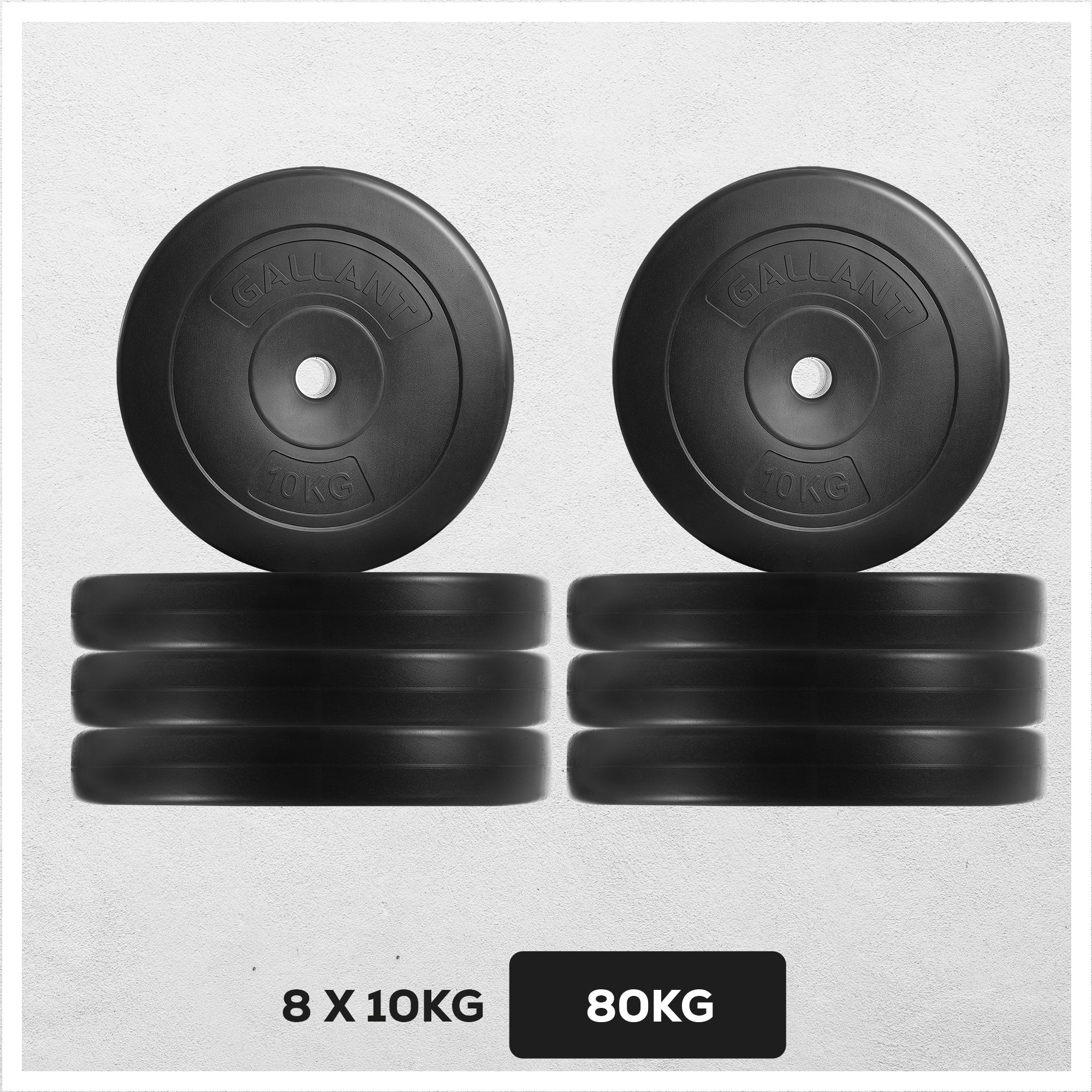 10KG Weight Plates set 80kg