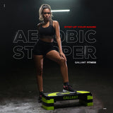 Aerobic Step - 3 Levels of Height Adjustable Step Up Your Game details.