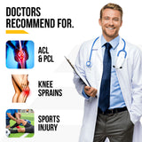 Knee Support Brace Adjustable Strap Arthritis Pain Doctor Recommend For.