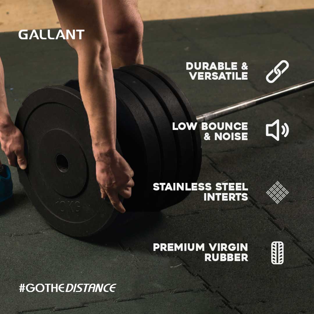 Olympic Rubber Bumper Weight Lifting Crumb Plates Set Product Use Details.