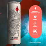 5.5ft Heritage Oriental Dragon Free-Standing Punchbag Product Specification Details.