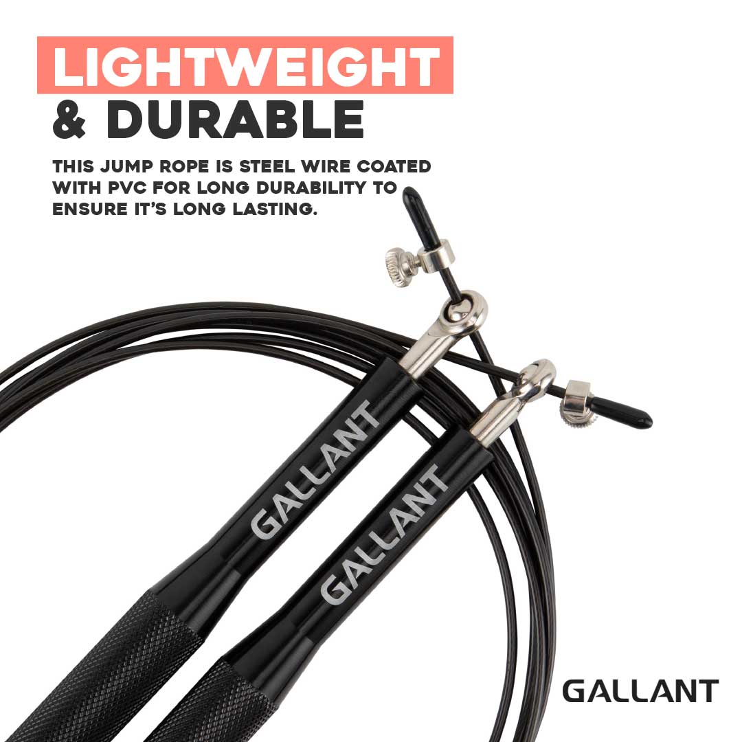 Ball Bearing Speed Skipping Jump Rope Lightweight and Durable.