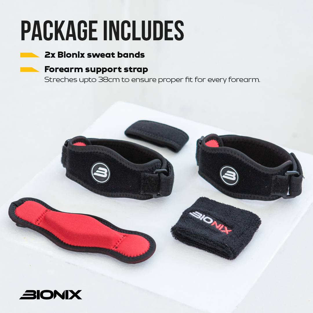 Tennis Elbow Support Package Includes.