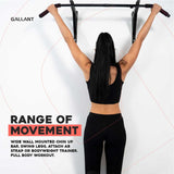 Wall Mounted Pull Up Bar Range Of Movement.