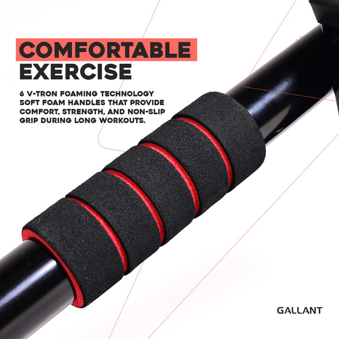 Wall Mounted Pull Up Bar Comfortable Exercise.