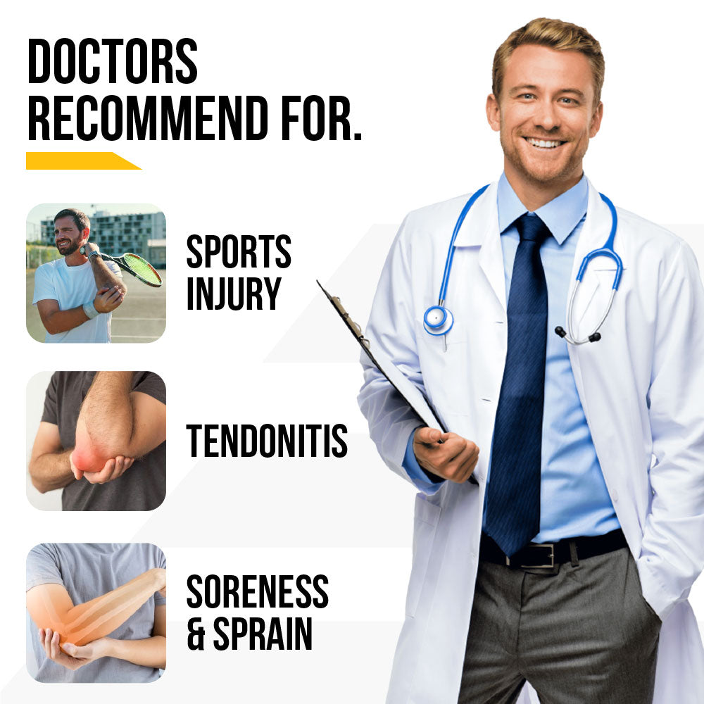 Black Elbow Support Doctor Recommend For.