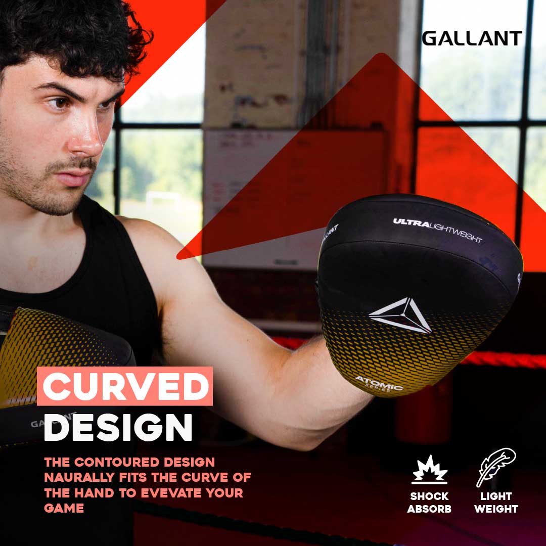 Atomic Series Ultra Lightweight Focus Pad Curved Design.