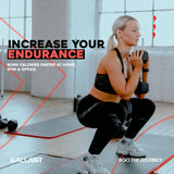 Rubber Encased Cast Iron Hex Dumbbells Increase Your Endurance.