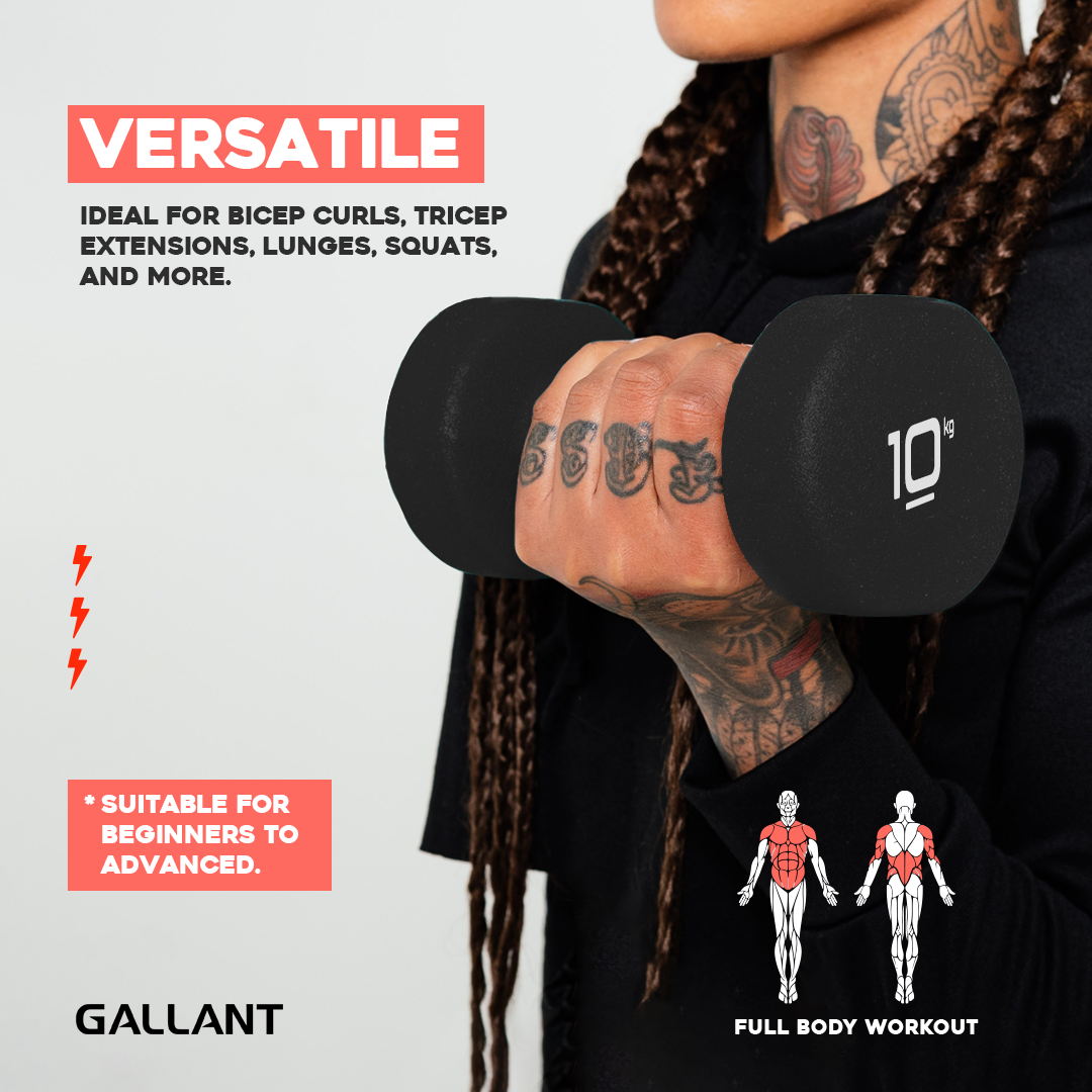 Gallant Neoprene Dumbbells Versatile.
