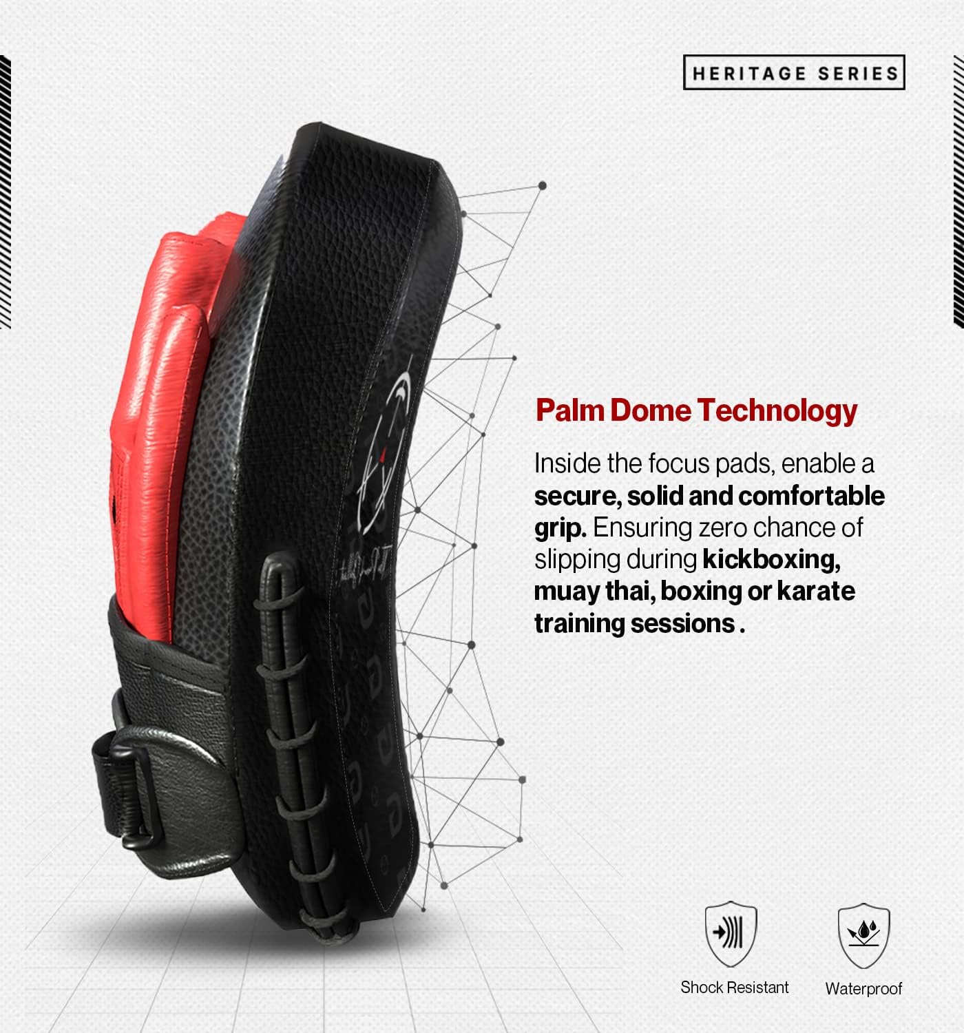 Gallant Heritage Series Boxing Focus Mitts Training Pads Light Weight