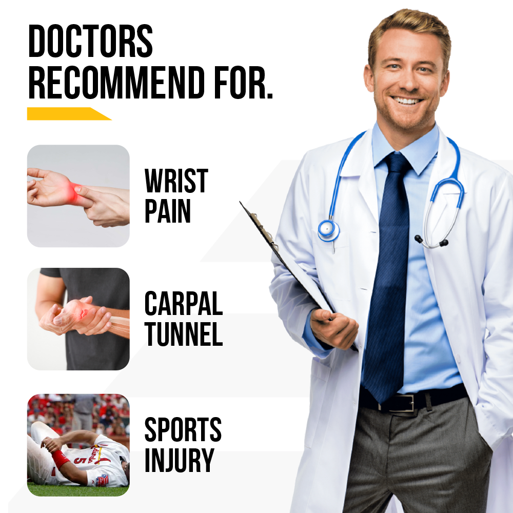 Premium Wrist Support Strap Doctor Recommend For.